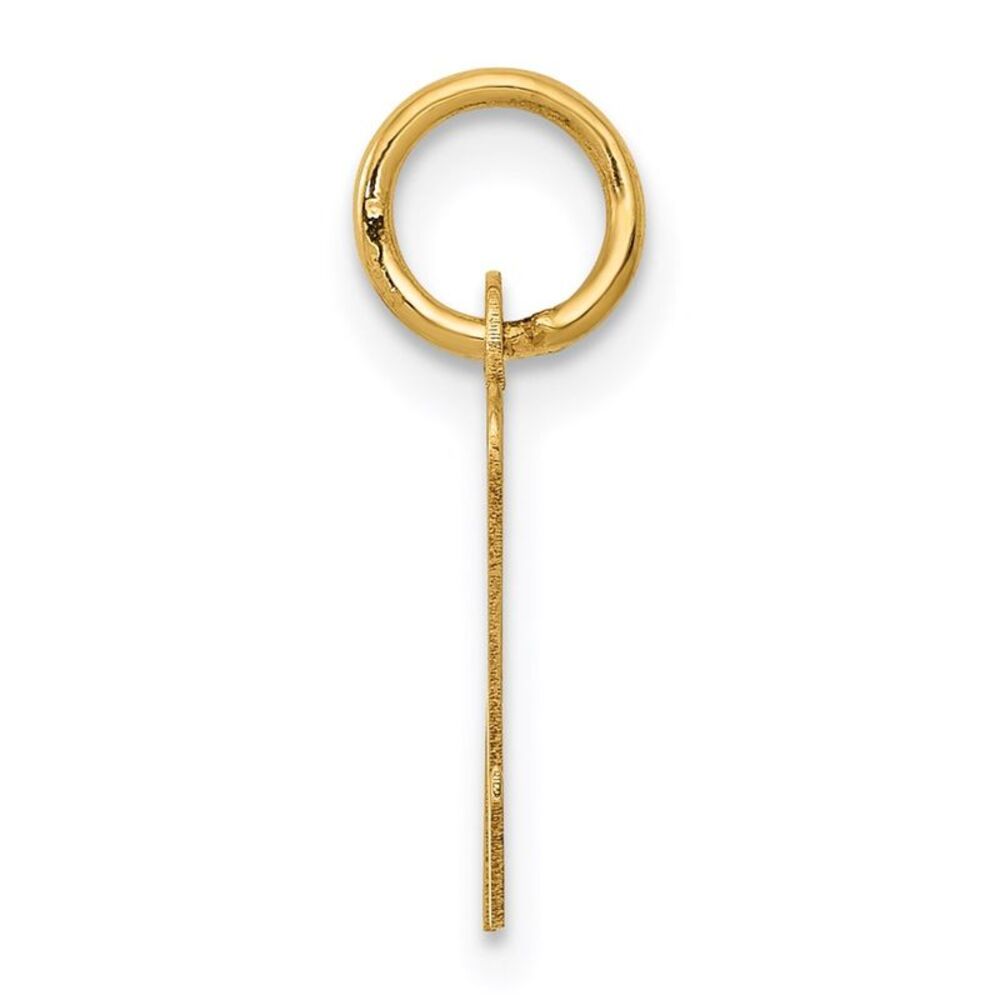 Kazi Luxury 14k Yellow Gold Small Script Letter N… - image 2